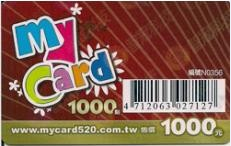 My card 1000點(1入)